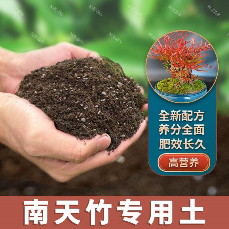 南天竹专用土肥料南天竹营养土花卉蓬松室内花盆养花阳台盆栽土壤