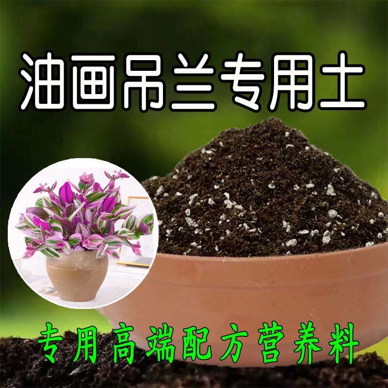 油画吊兰专用土营养土养花专用土种花专用的营养土泥土有机腐殖土
