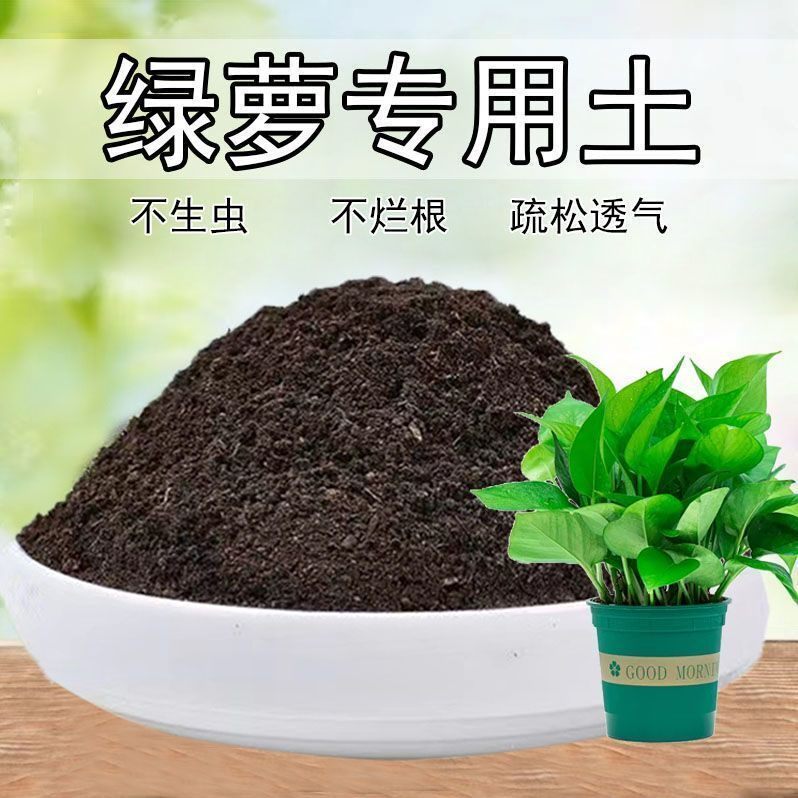 绿萝专用土盆栽有机花土种花绿萝营养土壤养花通用种植土肥料透气