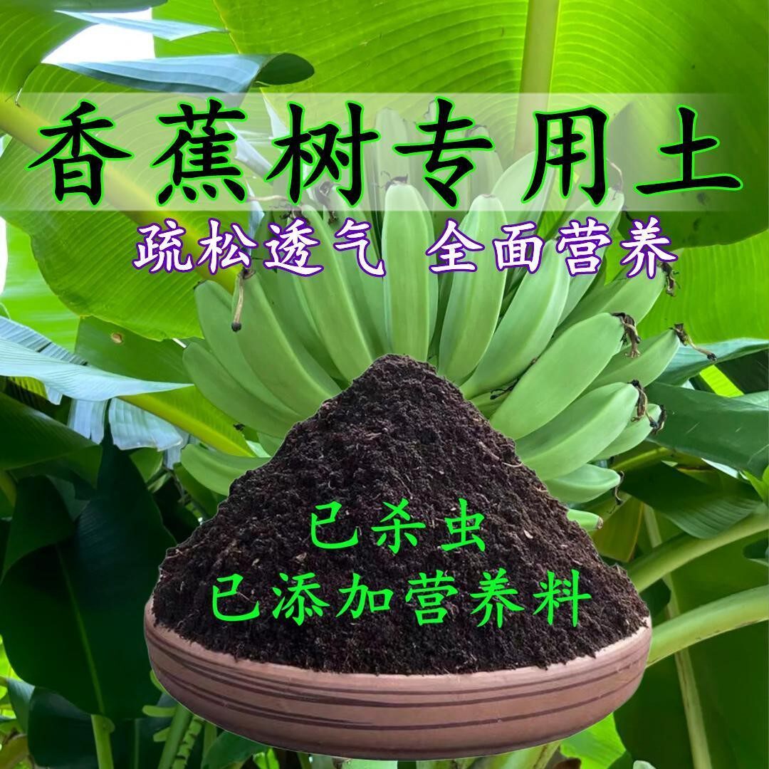 香蕉树专用土香蕉树专用营养土盆栽土养花种花土通用种植土壤肥料