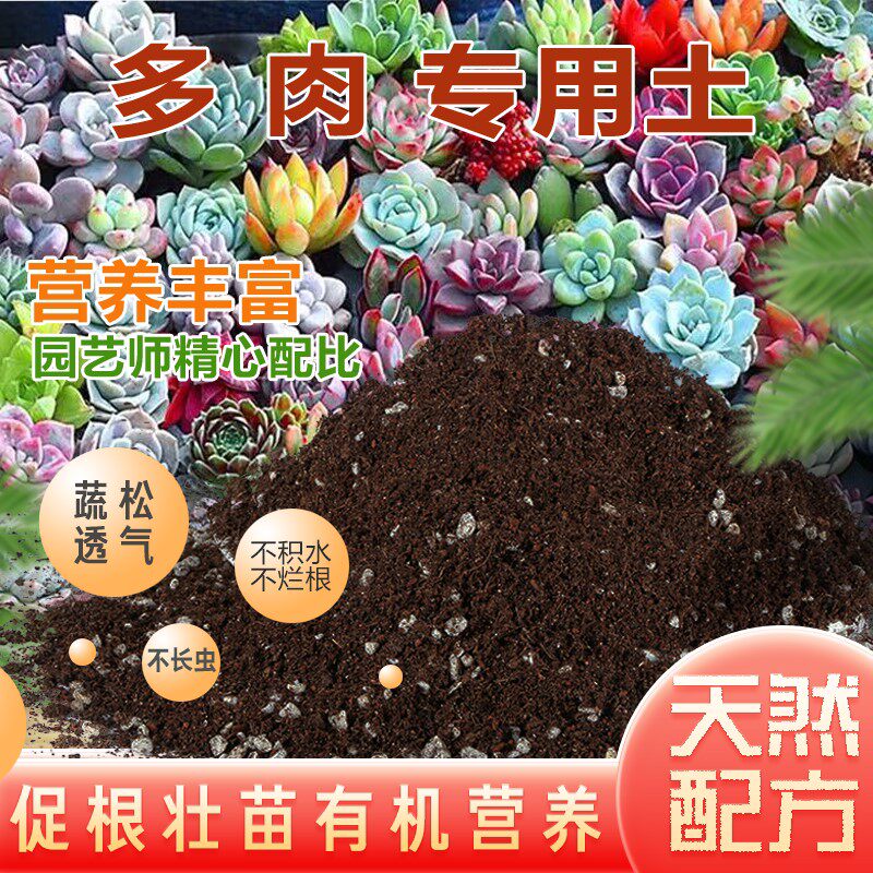 多肉专用土植物营养土颗粒多肉土小苗老桩专用营养土有机通用花土