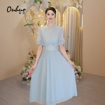 法式独特夏季连衣裙女2025新款