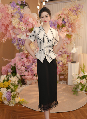 女装2025新款夏高级小众不撞款裙子法式通勤穿搭连衣裙OHDRI05089