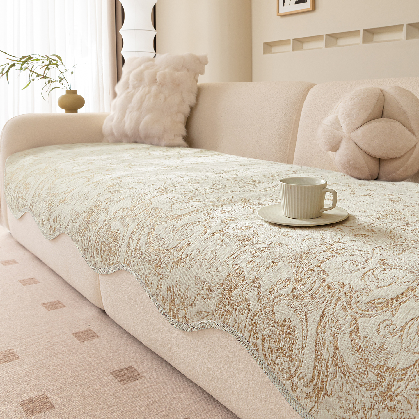 唯蒂妮异形不规则防滑沙发坐垫