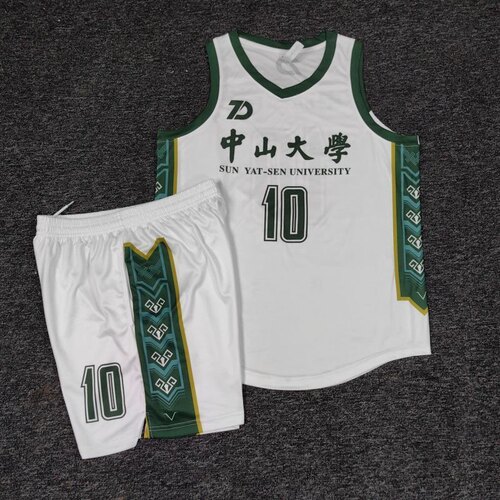 夏季印花数码印篮球服美式窄肩