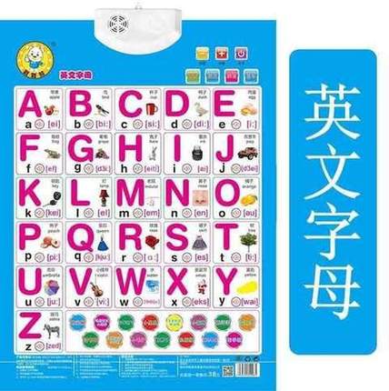 儿童数字1到100有声挂图启蒙宝宝幼儿早教拼音认知神器卡片墙贴表