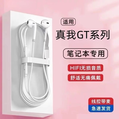 适用Realme真我GT7/7pro系列竞速版手机入耳式有线数字音频耳机