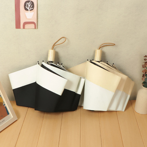 雨伞女学生高颜值晴雨两用ins风折叠遮阳防晒防紫外线自动太阳伞