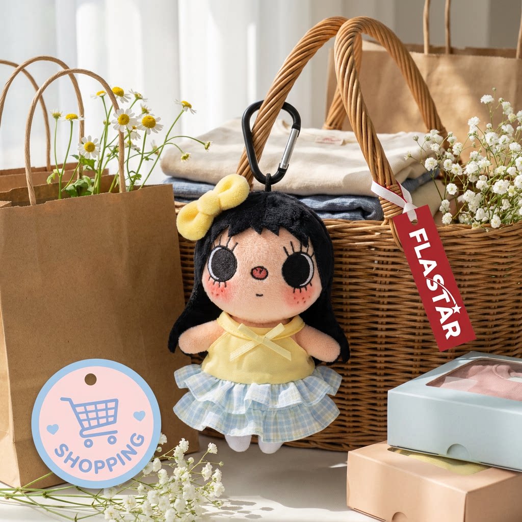 日本正版蓝色蛋糕裙小玉包挂件
