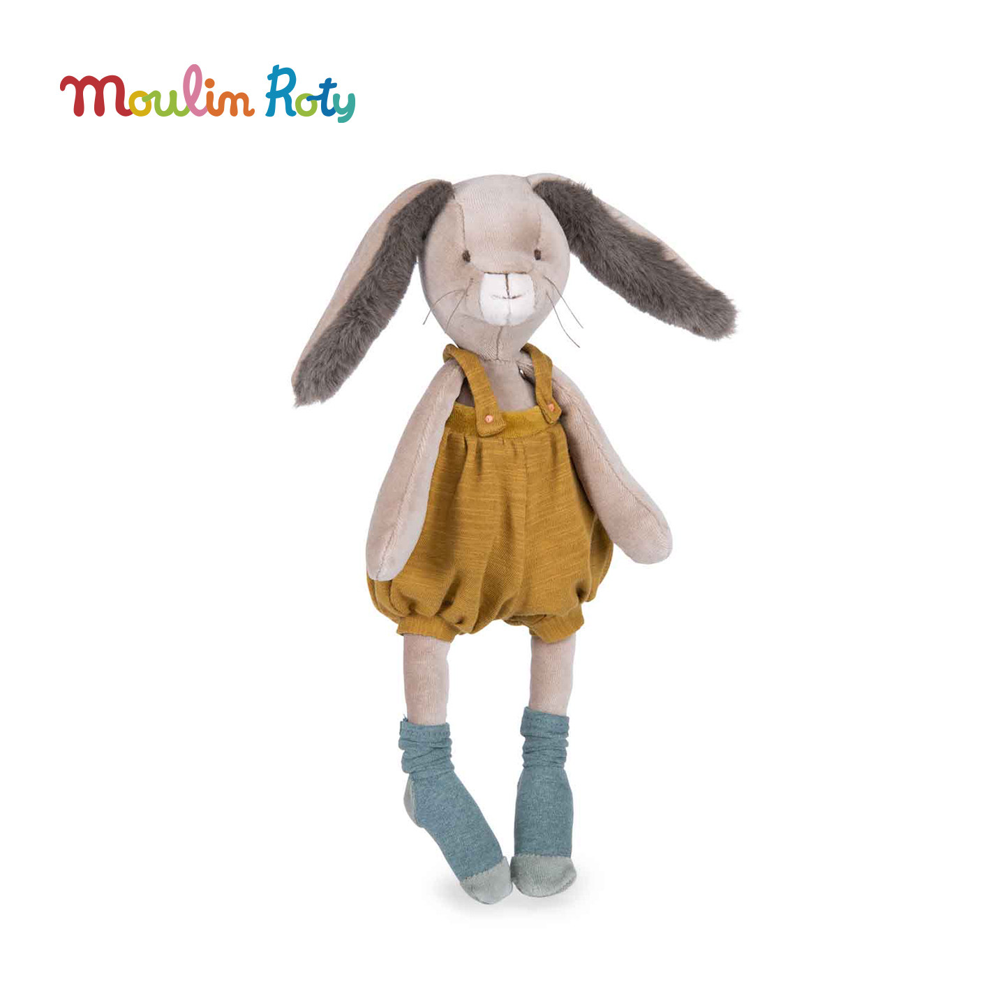 法国moulinroty茉兰若缇三只邦尼兔兔子毛绒玩具玩偶娃娃安抚礼物