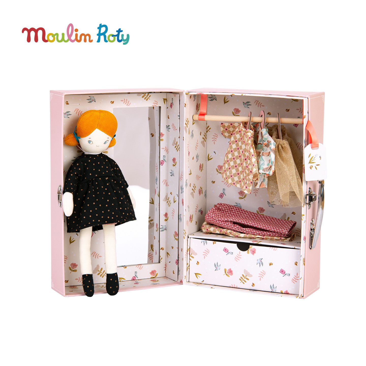 法国moulinroty茉兰若缇手提箱礼盒公仔娃娃换装毛绒安抚玩偶礼物,玩具/童车/益智/积木/模型,毛绒/玩偶/公仔/布艺类玩具,淘宝优惠券,粉丝福利购,淘宝优惠卷