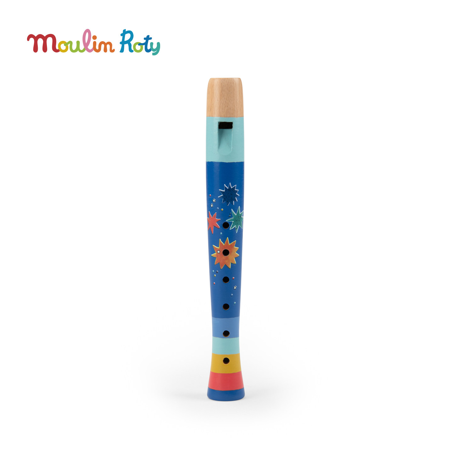 法国moulinroty茉兰若缇幼儿童长笛乐器早教音乐启蒙益智玩具3岁+