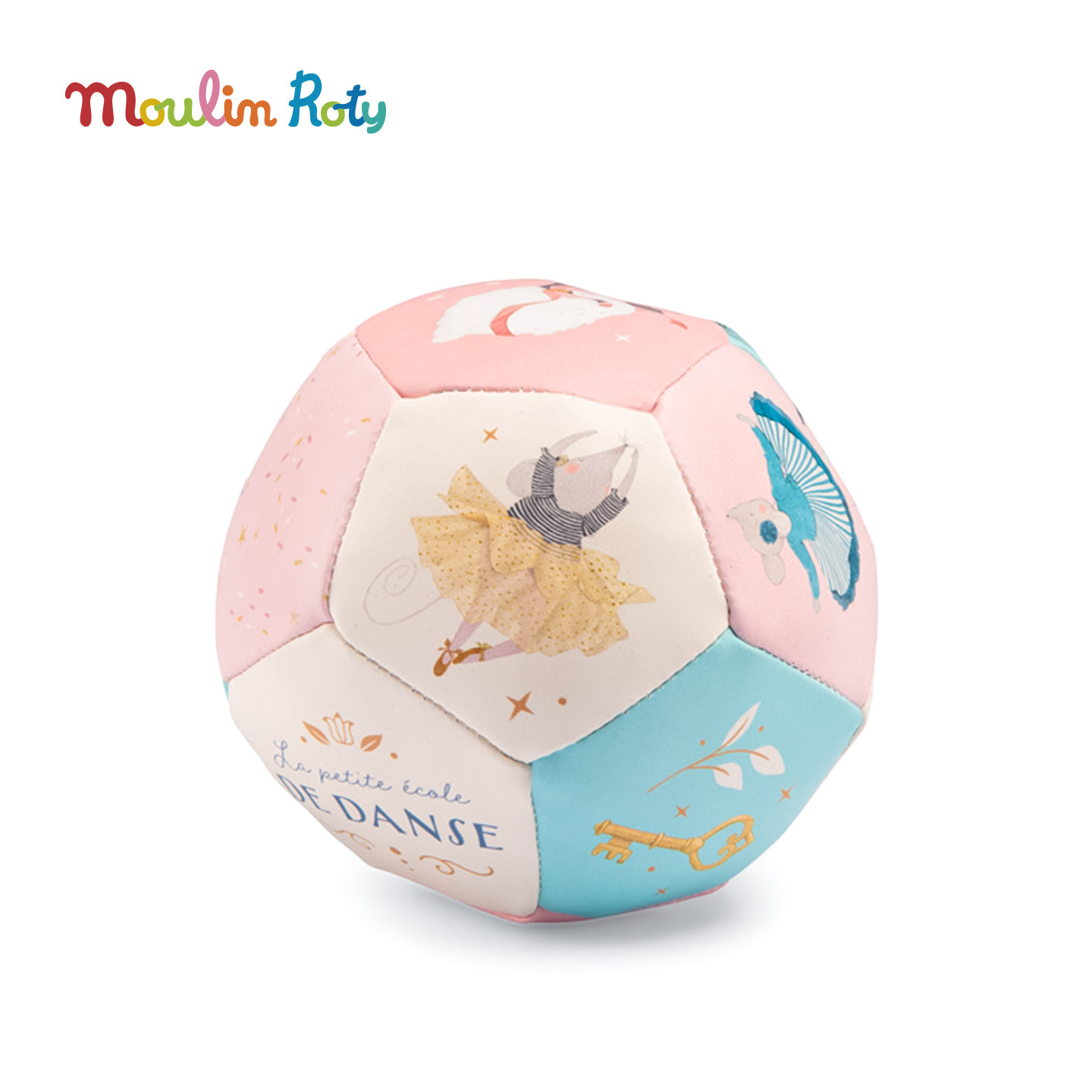 法国moulinroty茉兰若缇幼儿早教益智趣味小软球抓握安抚玩具礼物