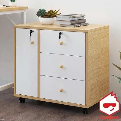 小长条柜子小柜子低柜办公文件柜矮柜组合柜办公桌小型简易房间