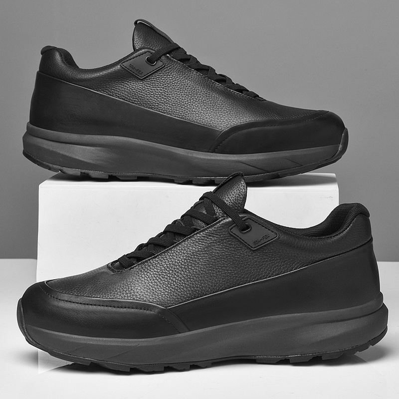 真皮潮男鞋2025新款牛皮休闲鞋