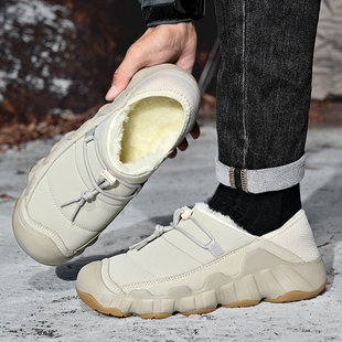 外贸原单出口德国男士包头拖鞋防滑耐磨户外登山鞋冬季加绒懒人鞋