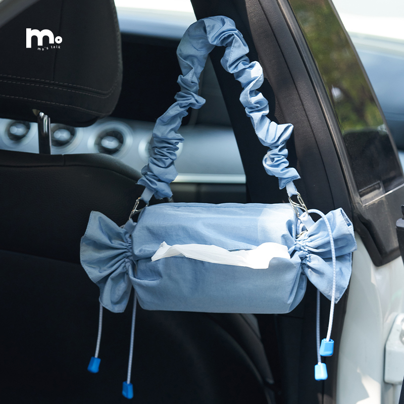 车载装饰纸巾套可爱少女心纸巾袋