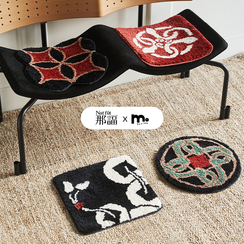 莫语簇绒ins风椅垫防滑久坐PP垫