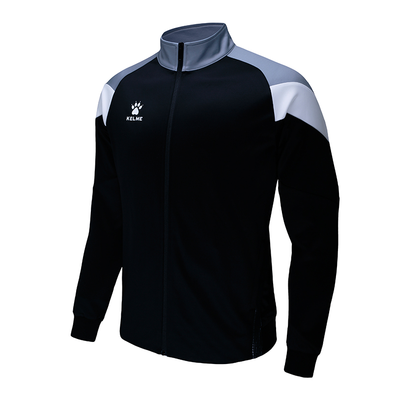 立领开衫拉链休闲训练服运动茄克