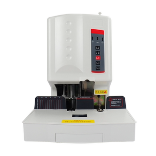 弘文CW-02全自动凭证装订机会计凭证铆管装订器办公票据自动打孔装订机记账热熔管打孔机热熔胶管账本胶装机