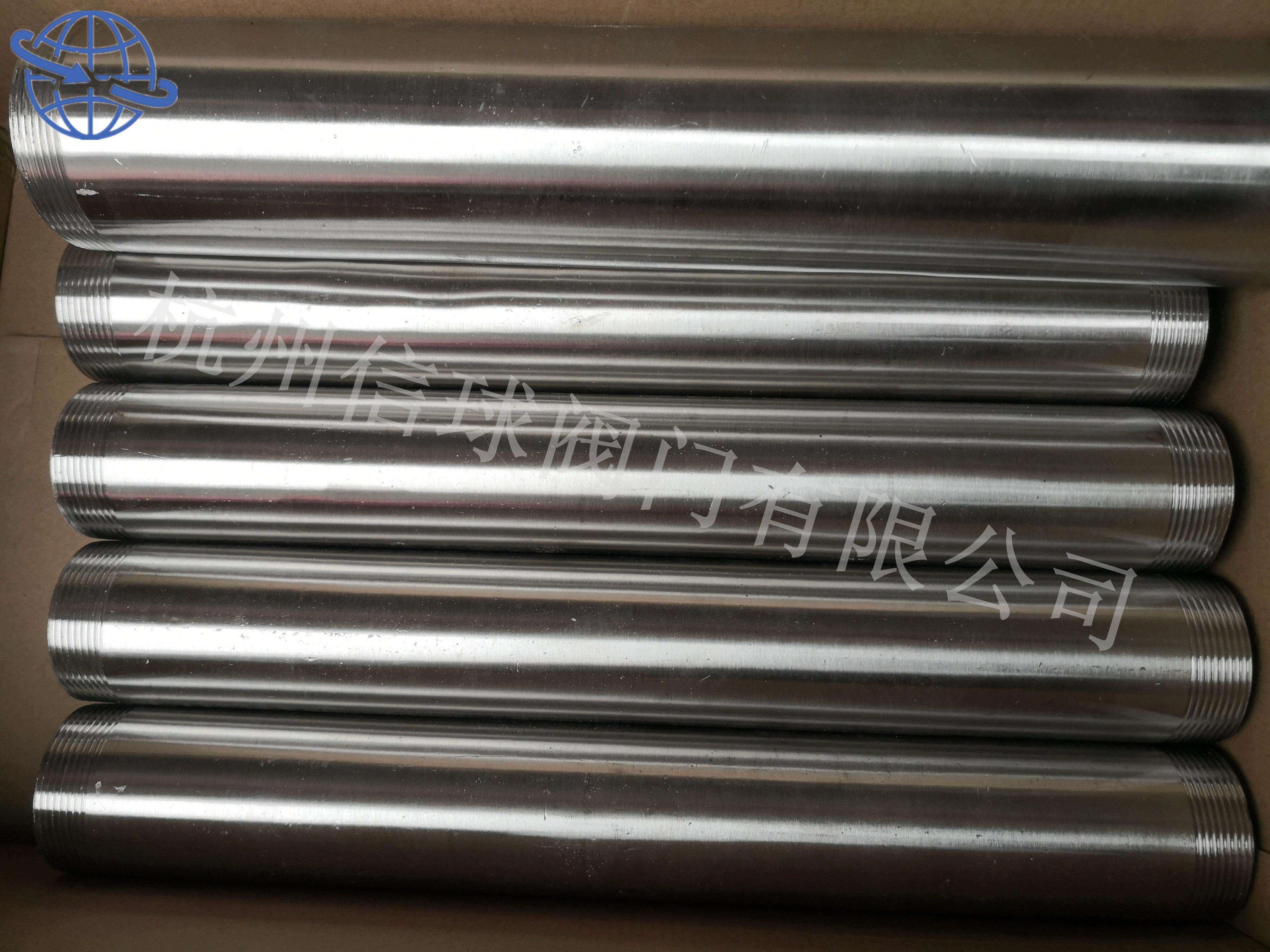 不锈钢201/304/316延长管加长管单双丝螺纹管l400mm/g/npt/zg公制