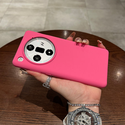 耐脏火星粉真液态硅胶适用oppofindx8手机壳新款x7ultra全包防摔x6pro女士reno12高级感10男款9+简约