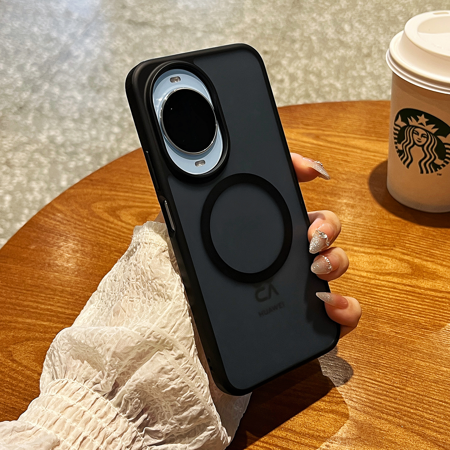 简约适用华为nova14透明壳磁吸