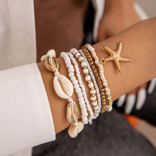 OceanSeaShellPearlbracelet