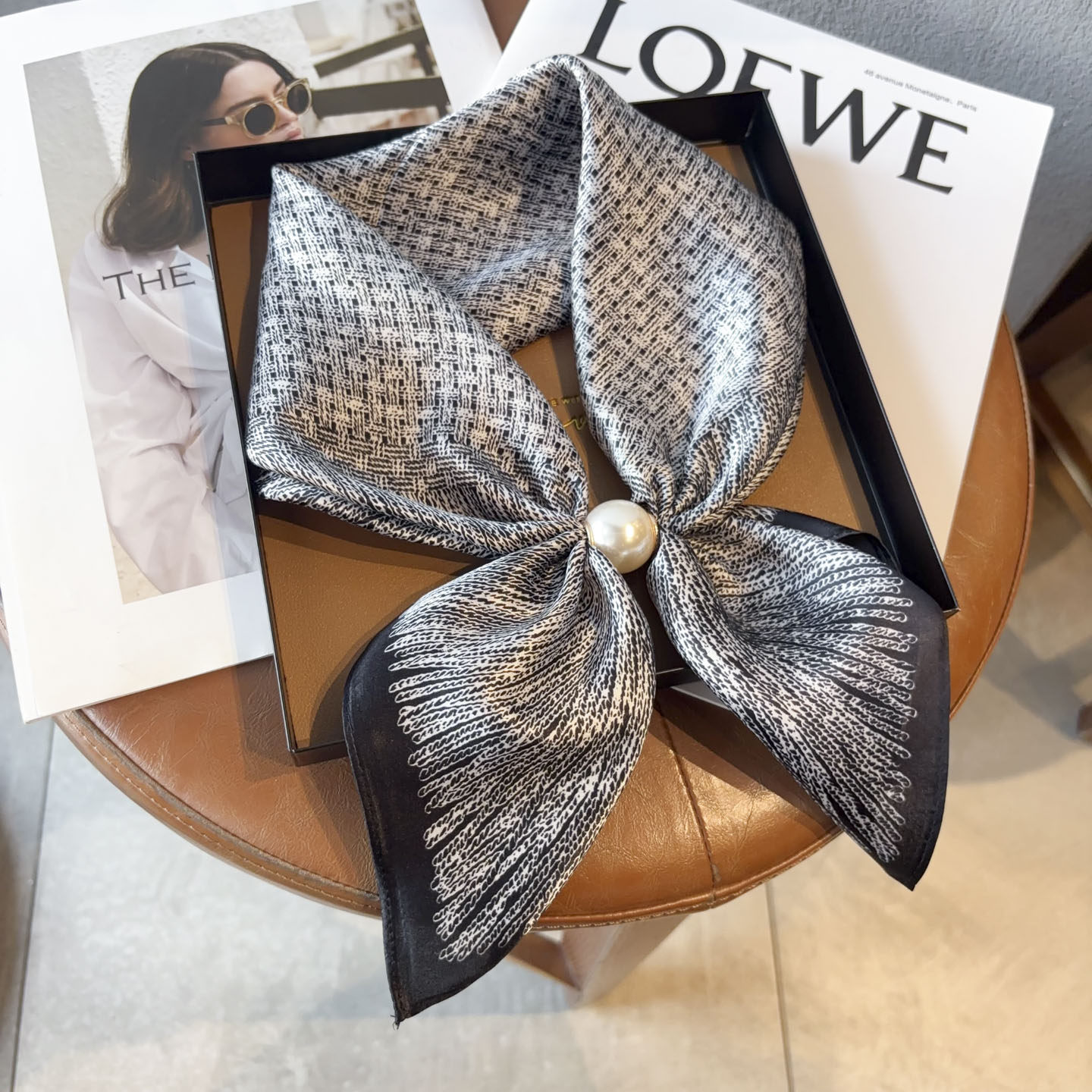 真丝珍珠磁吸丝巾时尚新款百搭春秋100%桑蚕丝高级感懒人系脖领巾,服饰配件/皮带/帽子/围巾,围巾/丝巾/披肩,淘宝优惠券,粉丝福利购,淘宝优惠卷