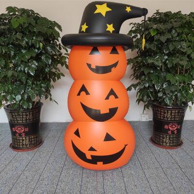 Halloween Pumpkin Man Tumbler Inflatable Ornament万圣节南瓜