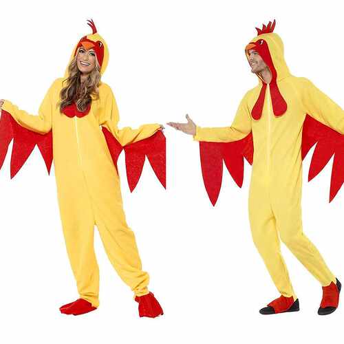 Halloween Rooster‑bird Mascot‑costume 万圣节公鸡人偶服装