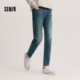复古多色水洗裤 男生春季 子修身 小脚长裤 百搭 森柔 时尚 森马牛仔裤
