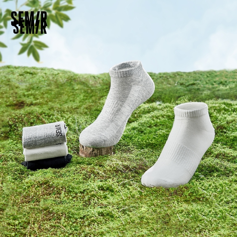 森马船袜短袜抑菌消臭透气袜子男