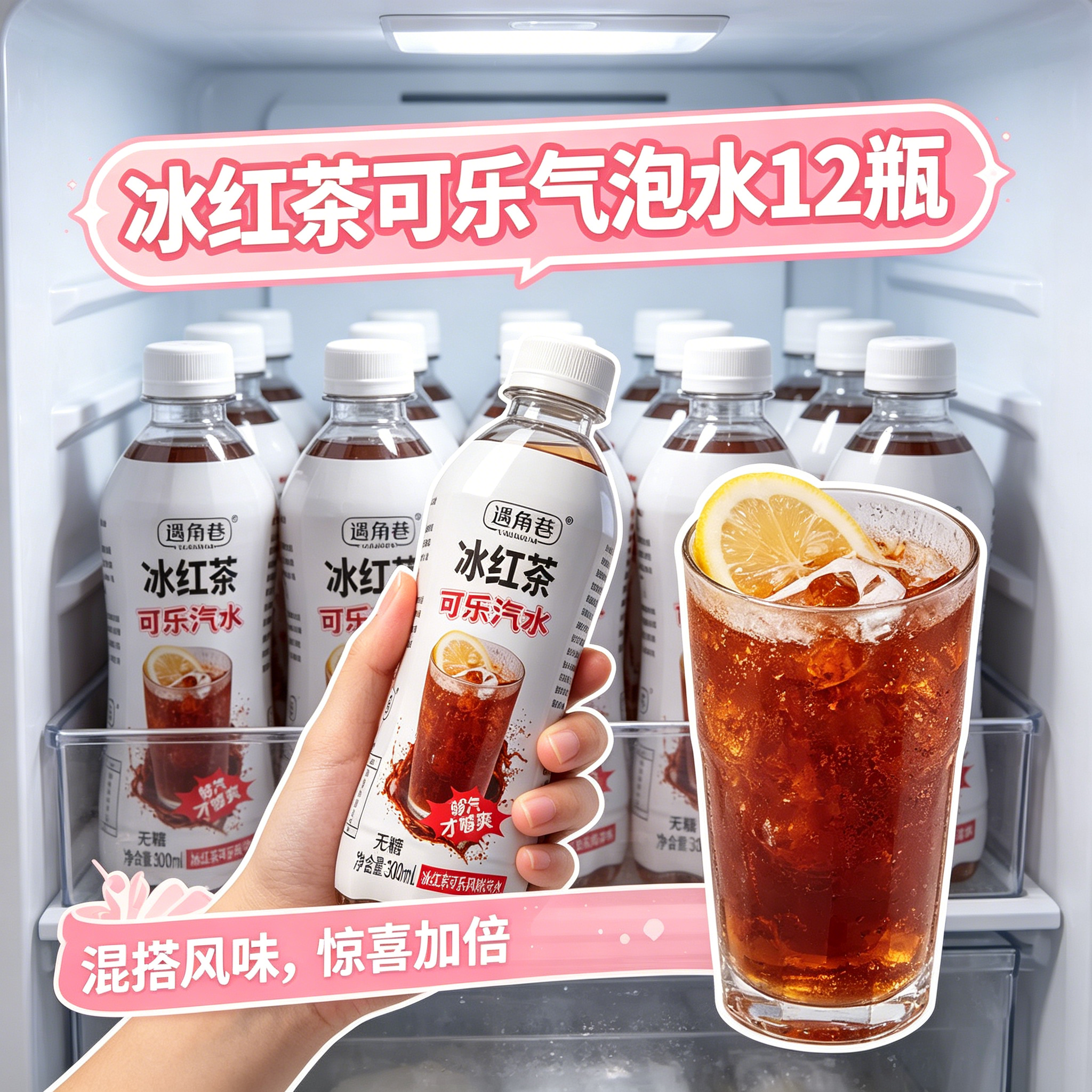 夏季厂家福利冰红茶可乐汽水饮料