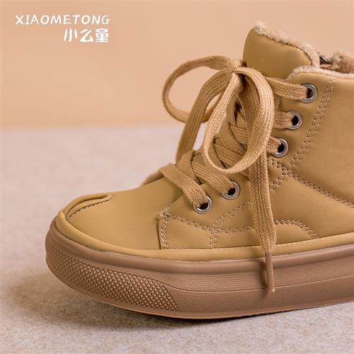 儿童棉鞋2022年新款秋冬季加绒加厚男童二棉鞋子防滑童休闲棉靴