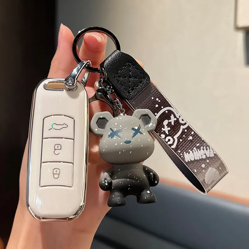 广汽传祺GS4钥匙套影豹GS8 GS5 7GA346汽车GM8包扣gs3m6pro2021款