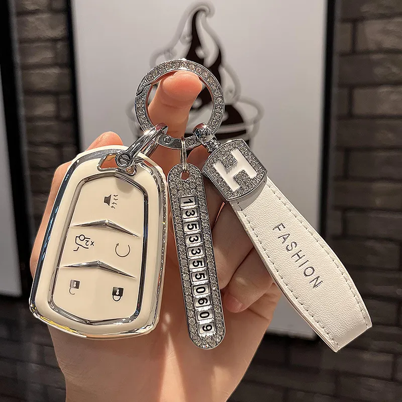 适用于凯迪拉克钥匙套xt5钥匙套xt4/xt6卡通保护壳atsl包ct6xts扣