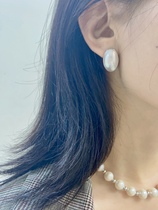 MIKO珍珠圆形其他耳钉珠珠同款小众设计欧美轻奢日常耳饰纯银精品