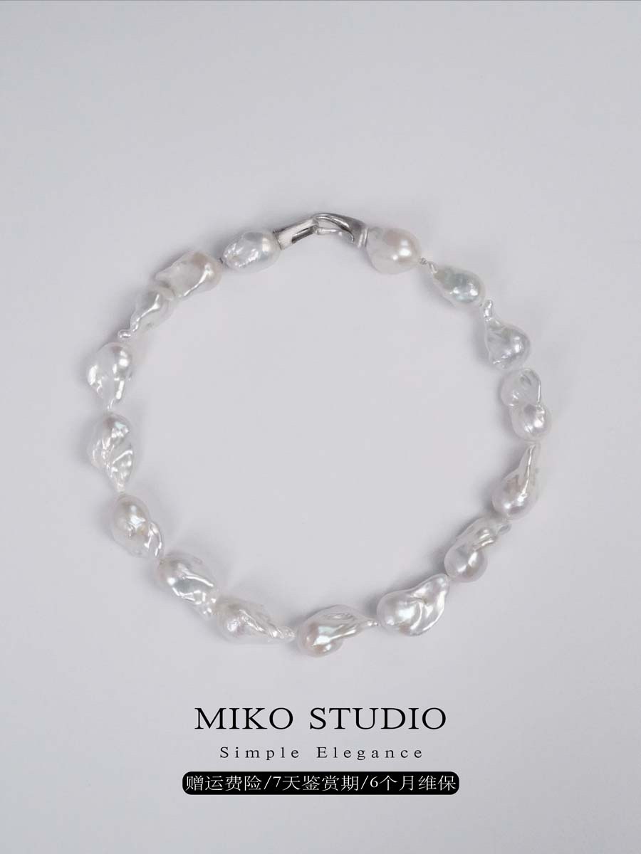 珍珠项链颈链米扣miko