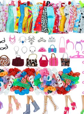 Random 1 Set Doll Accessories for Barbie Doll Shoes Boots Mi