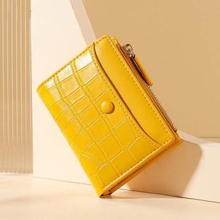 Stone Pattern Small Wallet Women Pu Leather Female Purse Zip