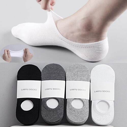 SocksMenCoWom船袜男白
