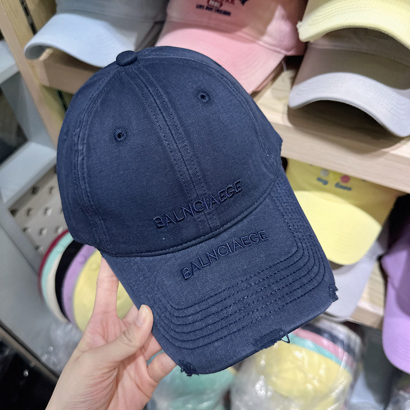 韩国代购韩版高品质磨边棒球帽女