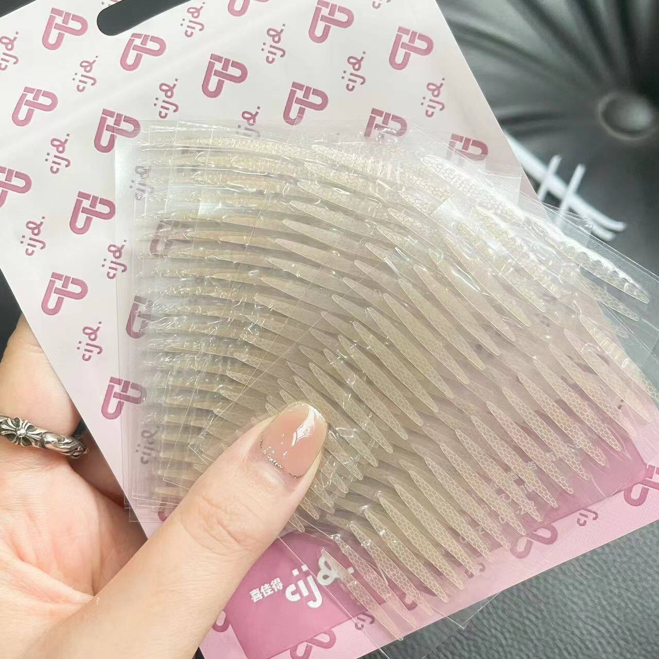 超粘双眼皮贴隐形无痕蕾丝自然哑光单眼皮肿眼泡内双小双防水眼贴
