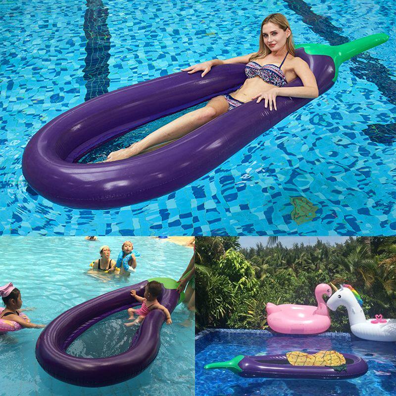 充气游泳圈菠萝浮排成人儿童水上浮床户外游泳沙发床双人冲浪座椅