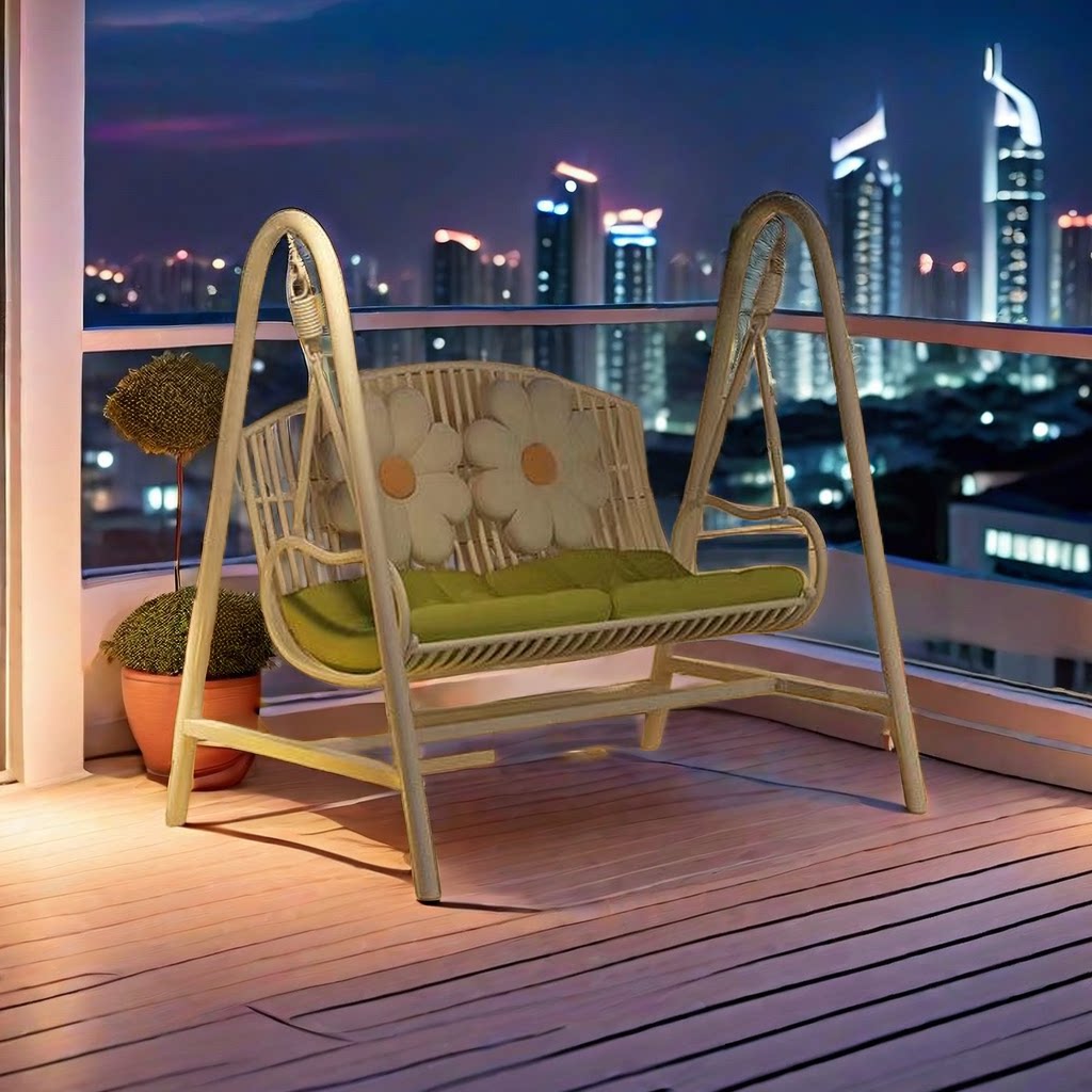 休闲阳台户外秋千成人可躺双人吊椅室内卧室摇椅庭院秋千网红民宿