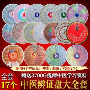 中医辩证施治盘全套2025版辨表常见论证旋转表盘基础理论罗盘