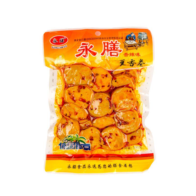 永膳豆香卷五香豆腐干五香超市同款永善豆干即食豆腐干大包装大袋