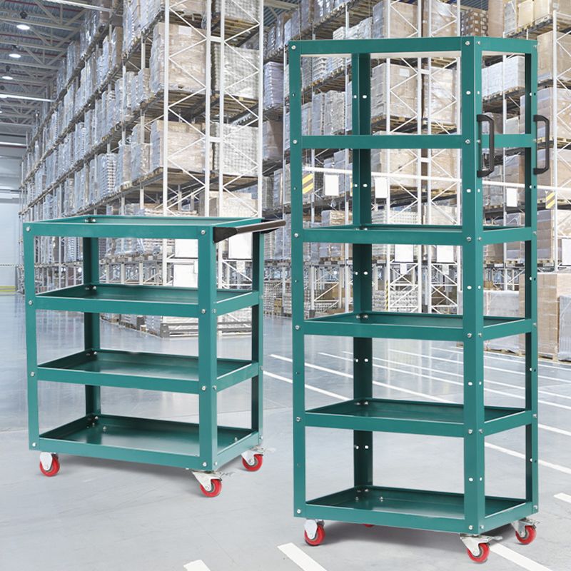 工业车间用工具车修车维修多功能加厚小推车移动手推零件车多层架