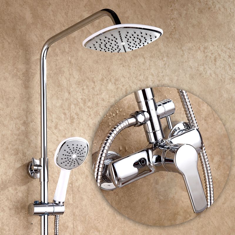 宾馆酒店卫生间简约两档花洒二档冷热水龙头洗澡淋雨淋浴花洒全套